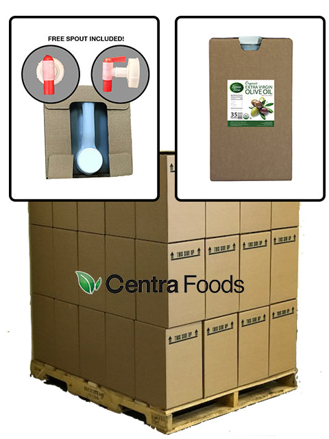 Buy Organic Extra Virgin Olive Oil - Pallet of 60 Jugs (35 Lb. Containers)  – Centra Foods