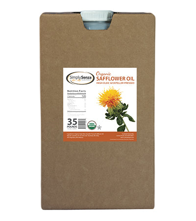 Organic Safflower 35 lb bulk oil 